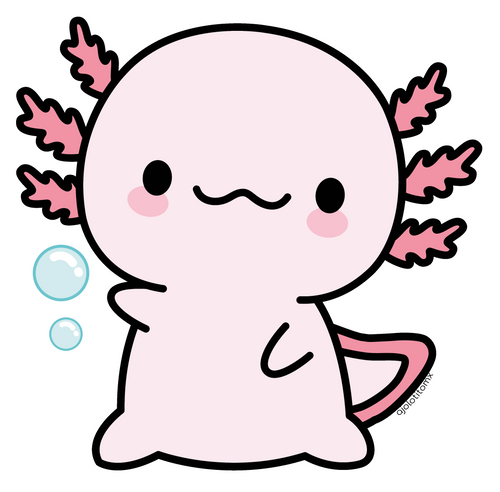 Sticker Ajolote Saludando Xo The Monster