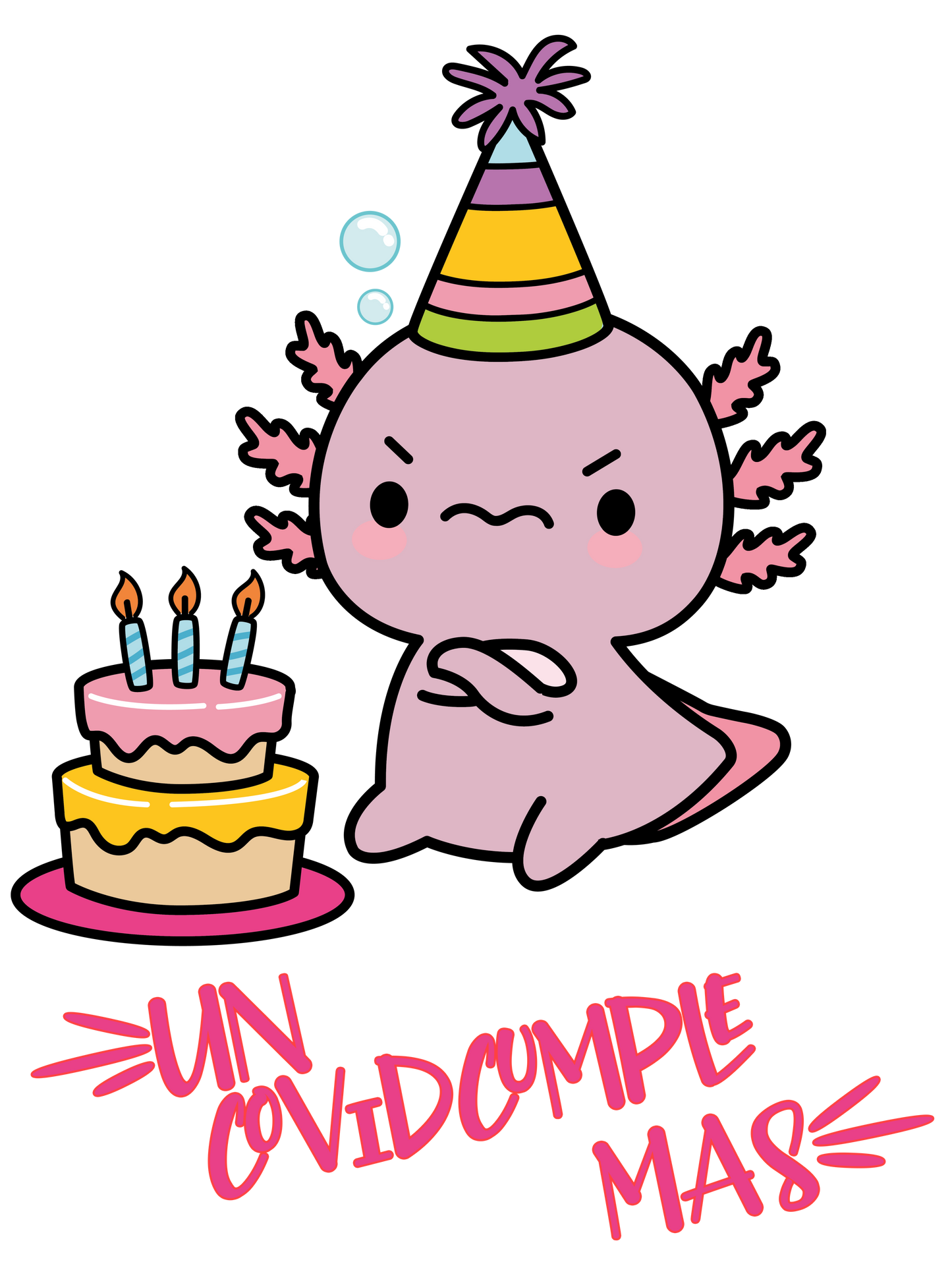 Sticker Ajolote Covidcumple Xo The Monster