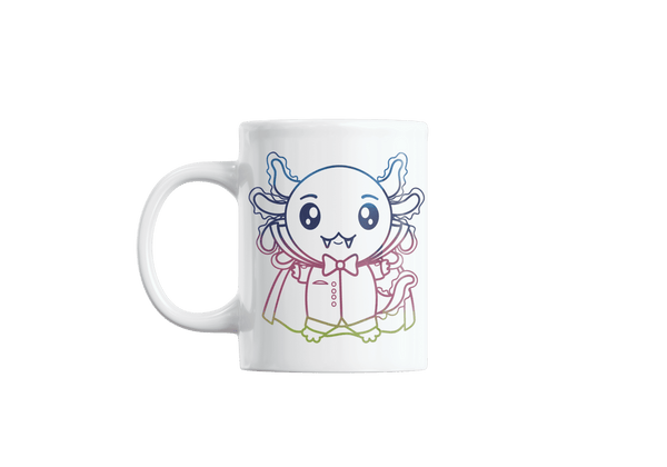 Taza Holográfica Axolotzin Dracula Ajolote