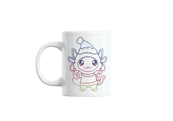 Taza Holográfica Axolotzin Grinch Ajolote