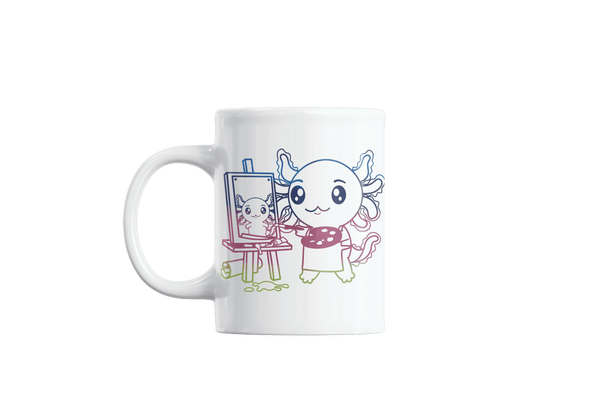 Taza Holográfica Axolotzin Autorretrato Ajolote