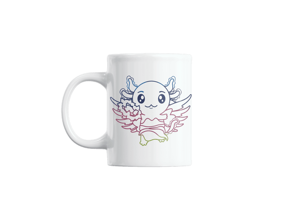 Taza Holográfica Axolotzin Victoria Alada Ajolote