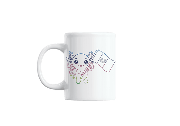 Taza Holográfica Axolotzin Bandera Ajolote