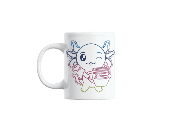 Taza Holográfica Axolotzin Pulquero  Ajolote