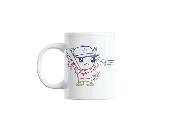 Taza Holográfica Axolotzin Beisbolista Ajolote