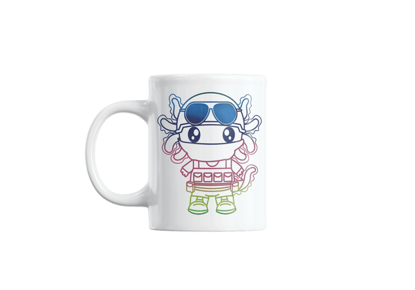 Taza Holográfica Axolotzin Molesto Ajolote