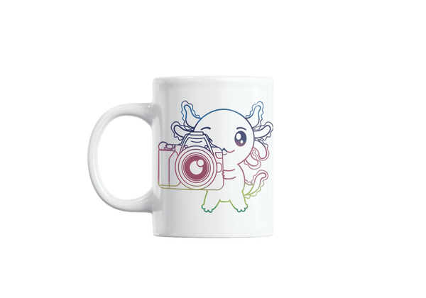 Taza Holográfica Axolotzin Fotografo Ajolote