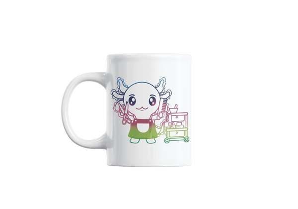 Taza Holográfica Axolotzin Barbero Ajolote