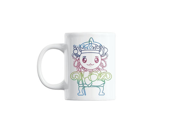 Taza Holográfica Axolotzin Rey Ajolote