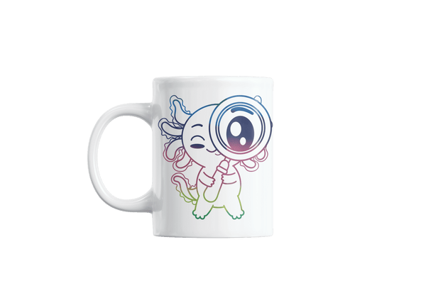 Taza Holográfica Axolotzin Curioso Ajolote