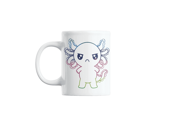 Taza Holográfica Axolotzin Enojado Ajolote