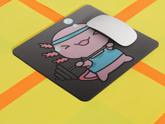 Mousepad Ajolote Fitness Xo The Monster