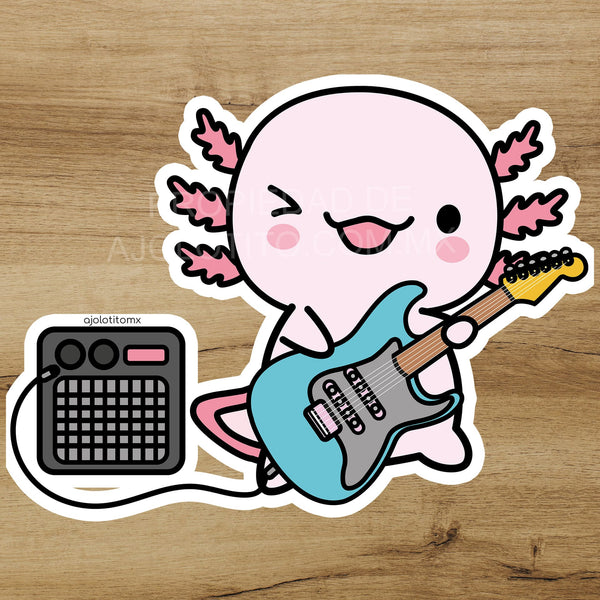 Sticker Tito Guitarrista