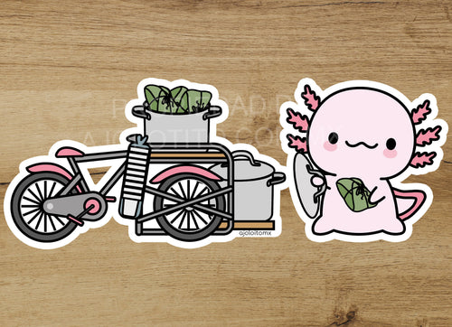 Sticker Ajolote Tamalero Xo The Monster