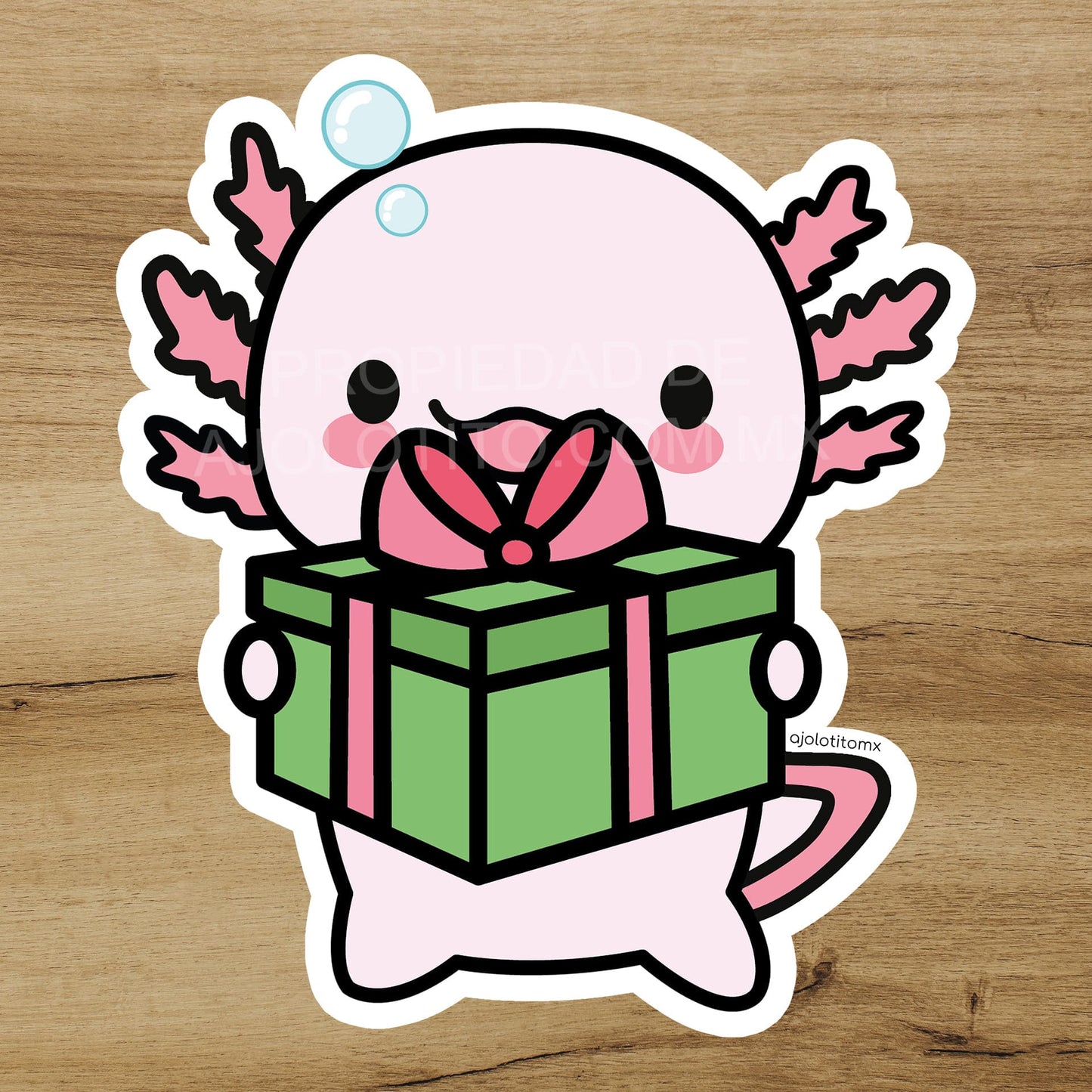 Sticker Tito Ajolote Regalo Xo The Monster