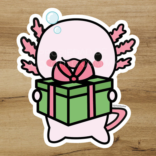 Sticker Tito Ajolote Regalo Xo The Monster