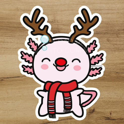 Sticker Tito Ajolote Reno Xo The Monster