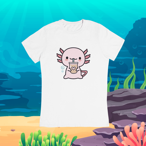 Playera Ajolote Bebiendo Xo The Monster