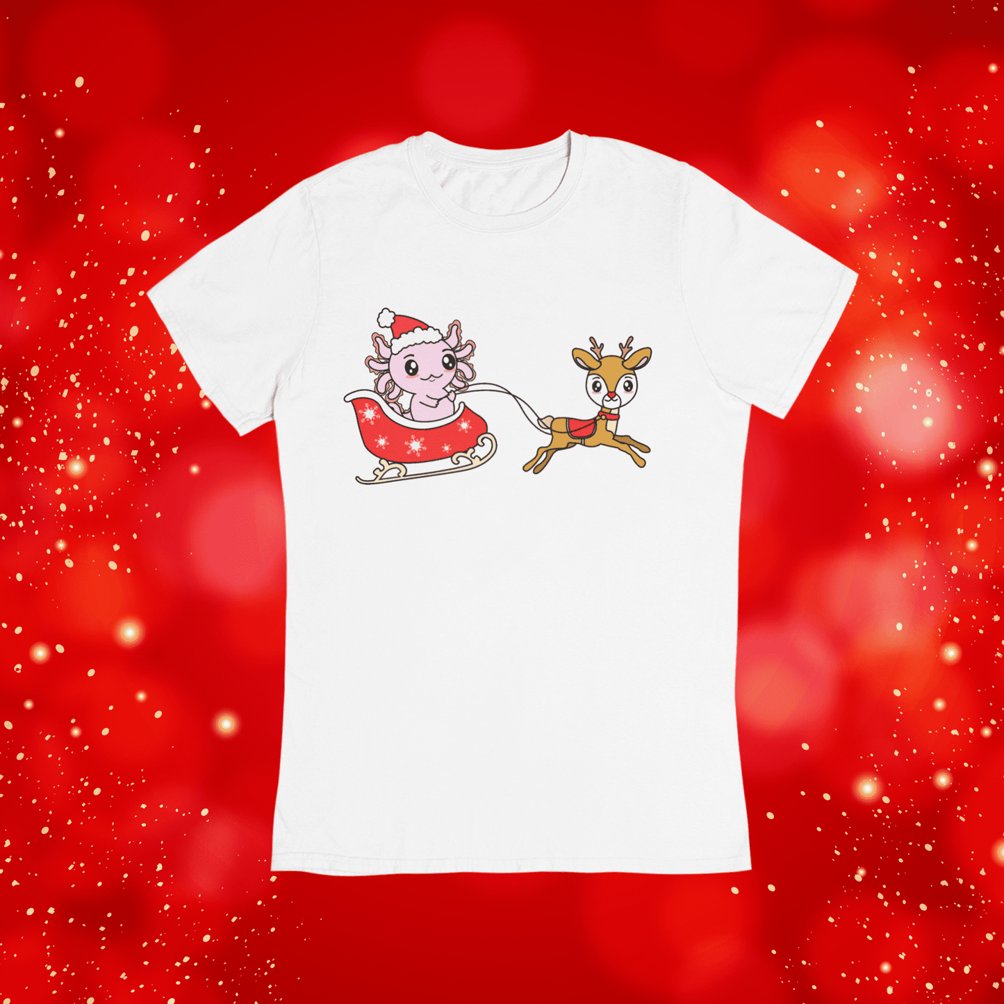 Axolotzin Trineo Ajolote Navidad