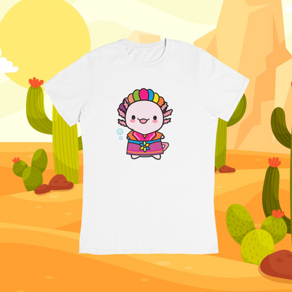 Playera Ajolotita Mexicana Xo The Monster
