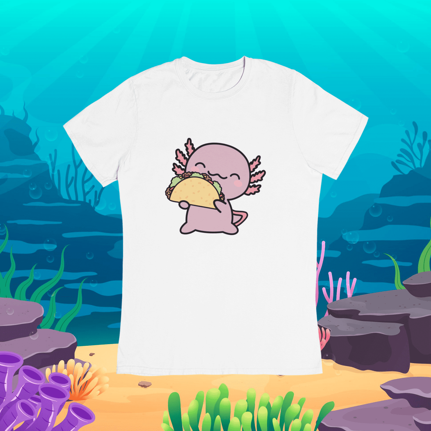 Playera Ajolote Taco Xo The Monster Adulto E Infantil