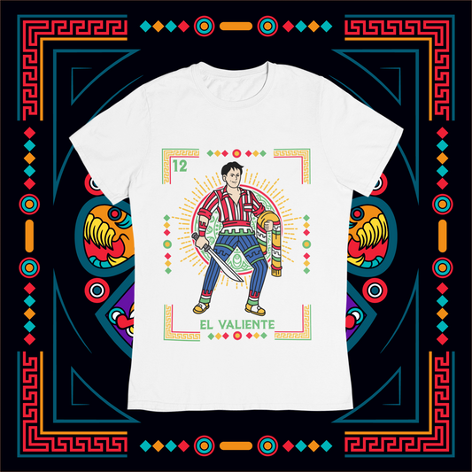 Playera Loteria El Valiente Adulto E Infantil