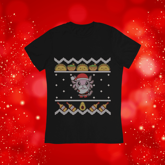 Ugly Sweater Axolotzin Santa Ajolote Navidad