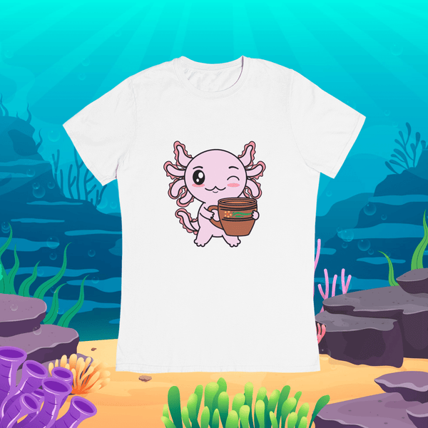 Playera Axolotzin Pulquero Ajolote Adulto E Infantil