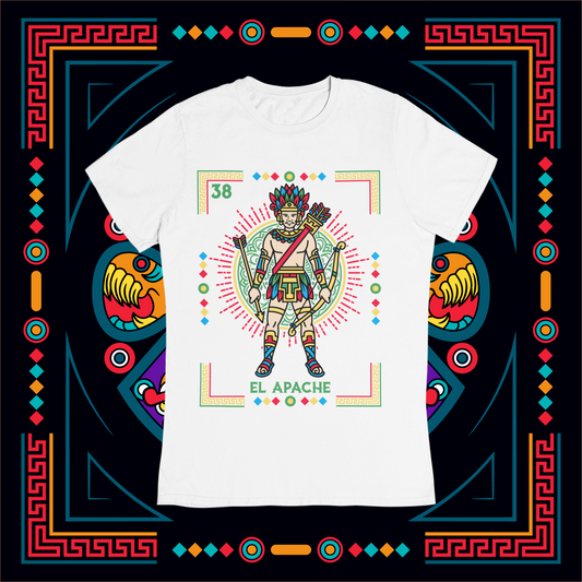 Playera Loteria El Apache Adulto E Infantil