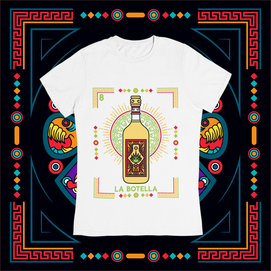 Playera Loteria La Botella Adulto E Infantil