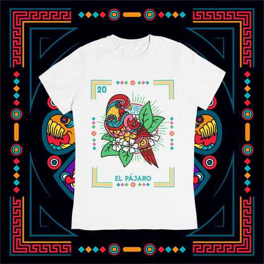 Playera Loteria El Pajaro Adulto E Infantil