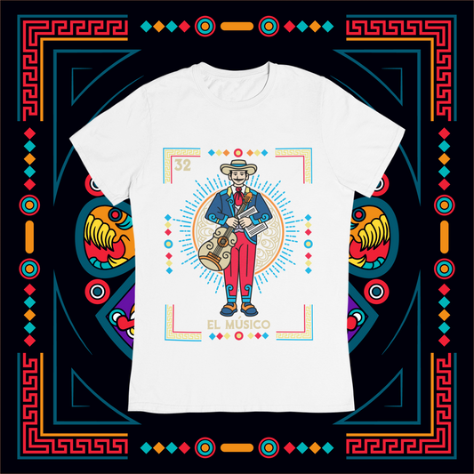 Playera Loteria El Musico Adulto E Infantil
