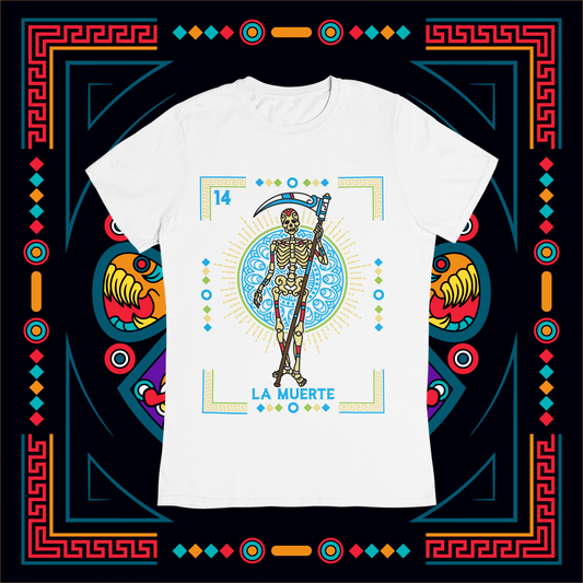 Playera Loteria La Muerte Adulto E Infantil