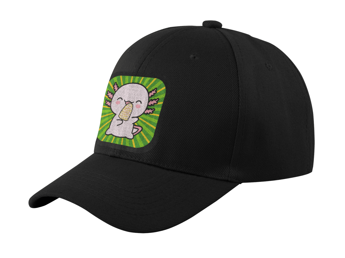 Gorra Unisex Curva Ajolote Comiendo Elote Xo The Monster