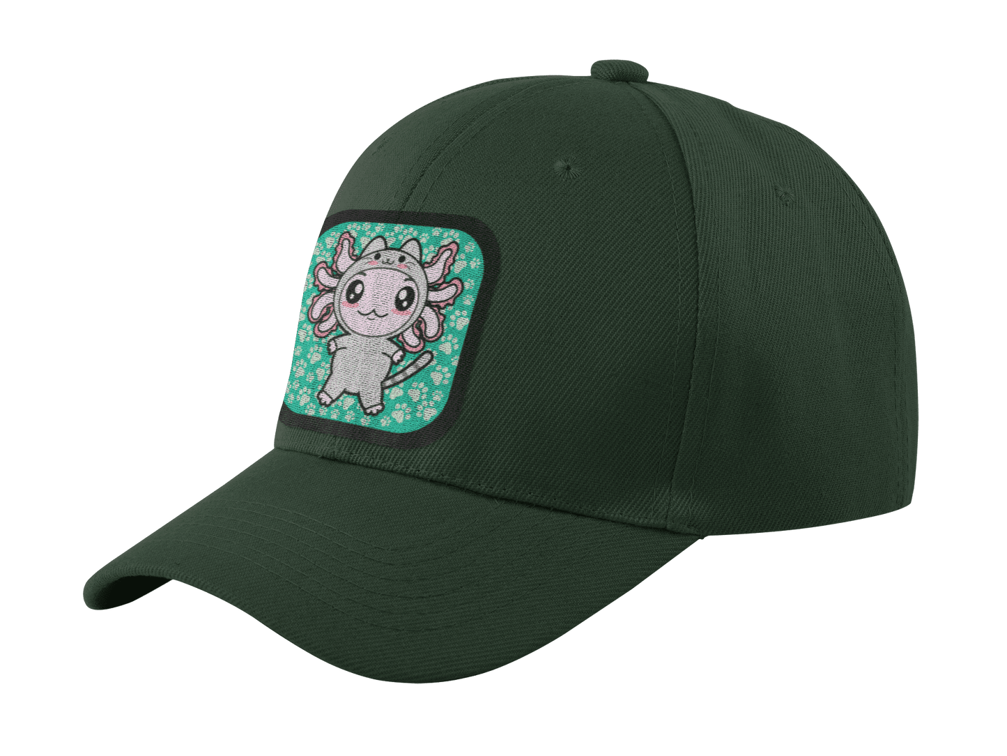 Gorra Unisex Curva Axolotzin Disfraz Gato