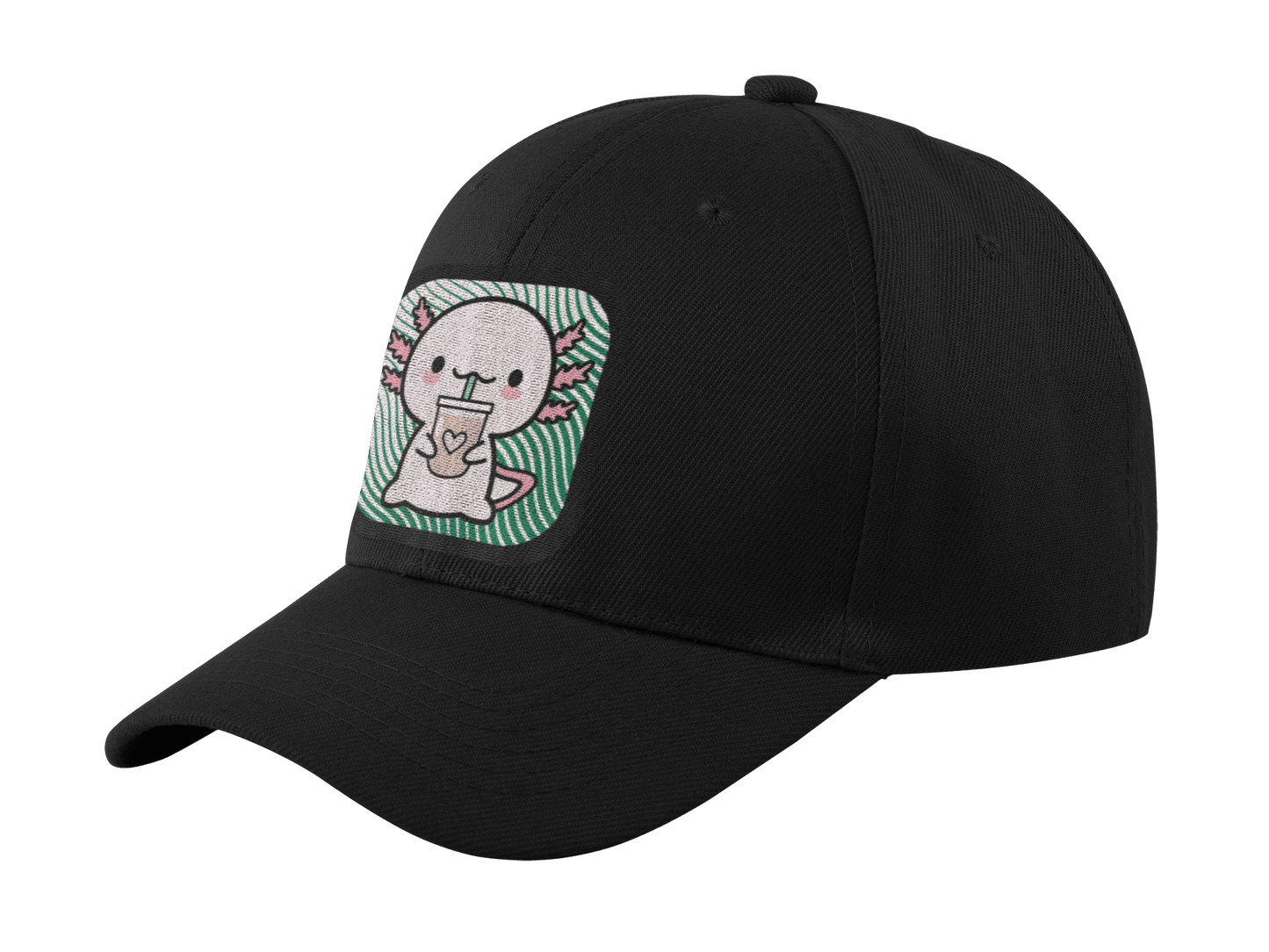 Gorra Unisex Curva Ajolote Bebiendo  Xo The Monster