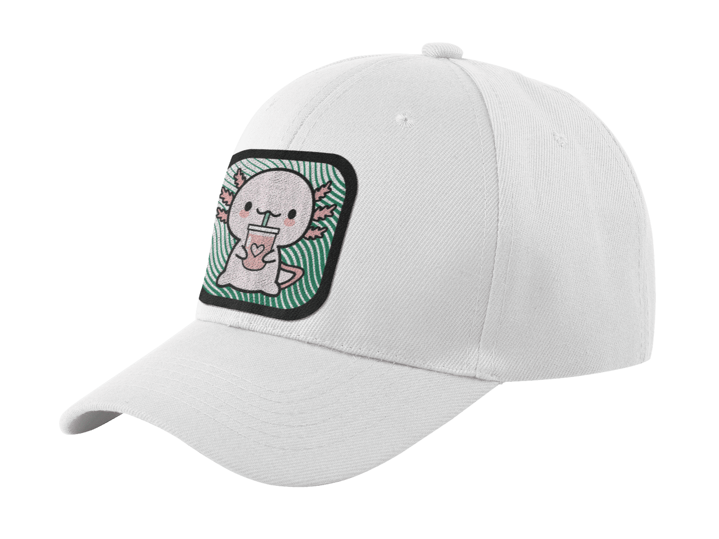 Gorra Unisex Curva Ajolote Bebiendo  Xo The Monster