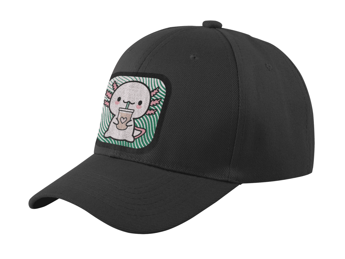 Gorra Unisex Curva Ajolote Bebiendo  Xo The Monster