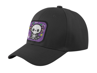 Gorra Unisex Curva Ajolote Esqueleto Xo The Monster