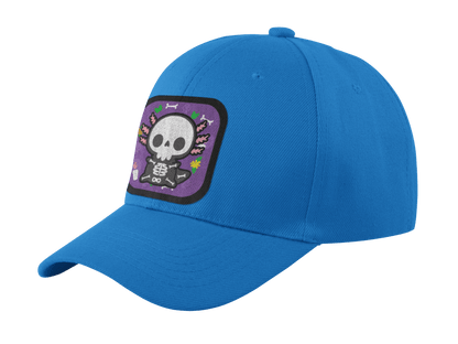 Gorra Unisex Curva Ajolote Esqueleto Xo The Monster