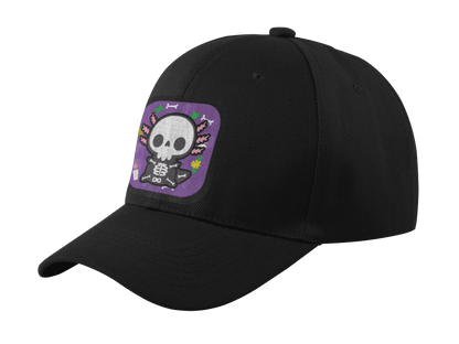 Gorra Unisex Curva Ajolote Esqueleto Xo The Monster