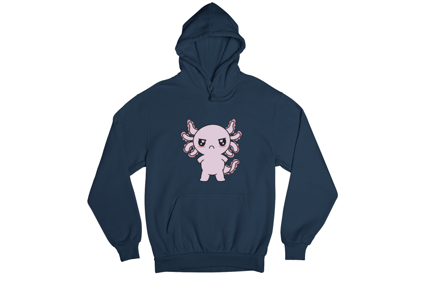 Hoodie Axolotzin Enojado Ajolote Unisex