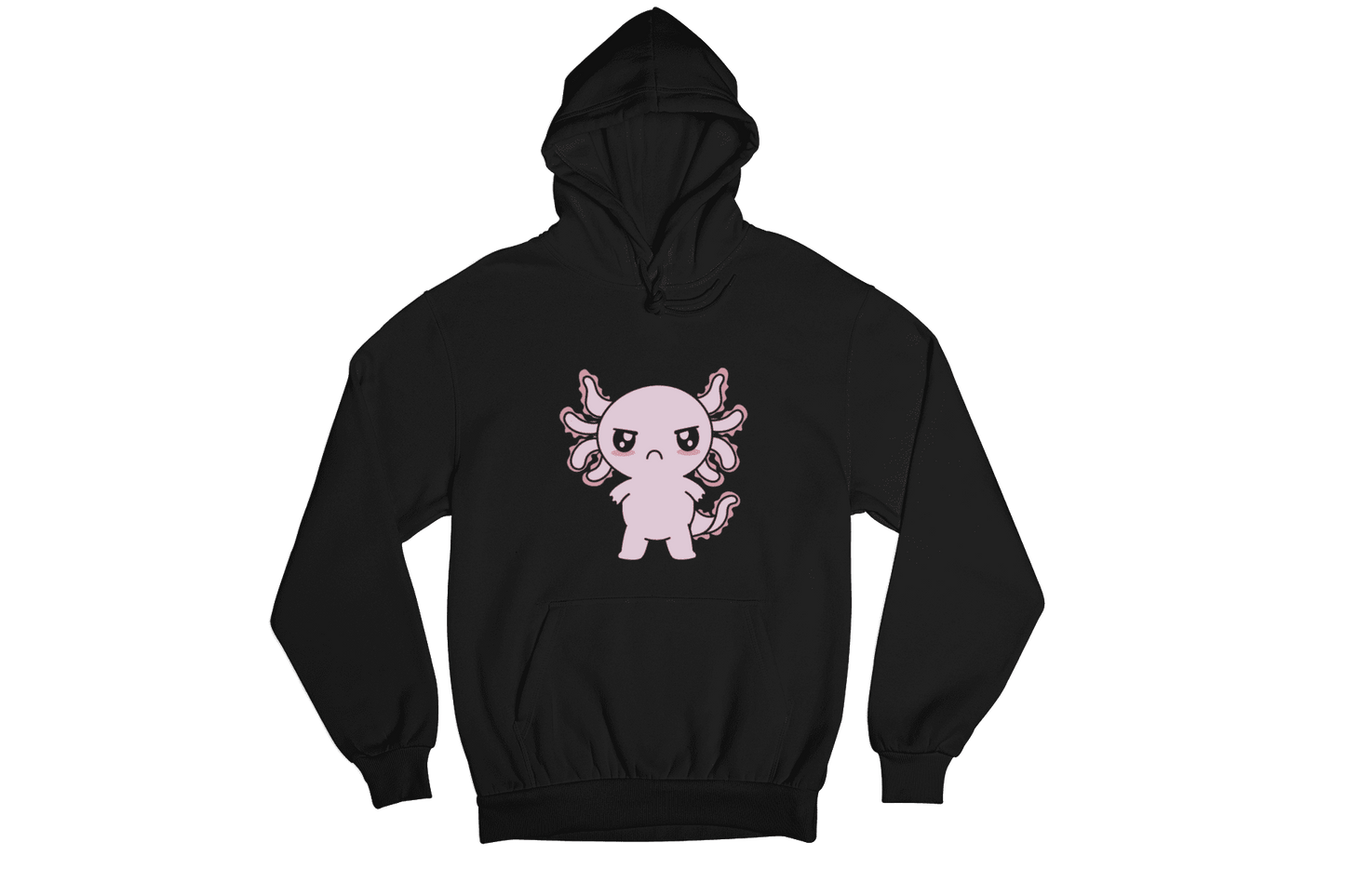 Hoodie Axolotzin Enojado Ajolote Unisex