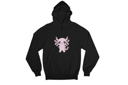 Hoodie Axolotzin Triste Ajolote Unisex