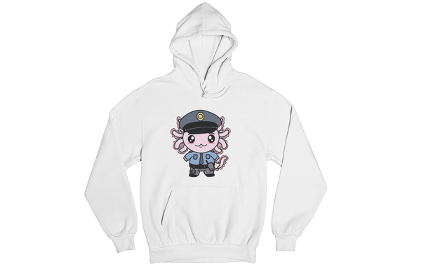 Hoodie Axolotzin Policia Ajolote Unisex