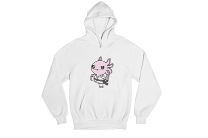 Hoodie Axolotzin Karateka Ajolote Unisex