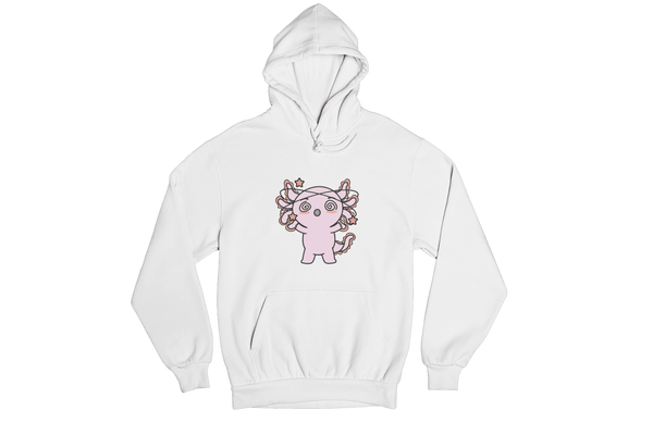 Hoodie Axolotzin Mareado Ajolote Unisex