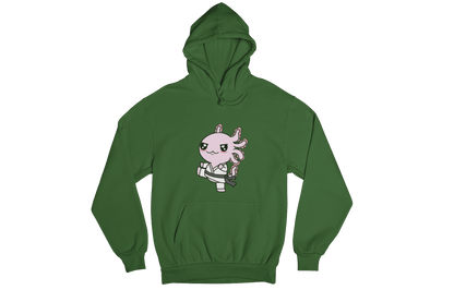 Hoodie Axolotzin Karateka Ajolote Unisex
