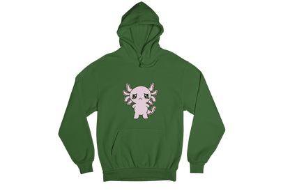 Hoodie Axolotzin Triste Ajolote Unisex
