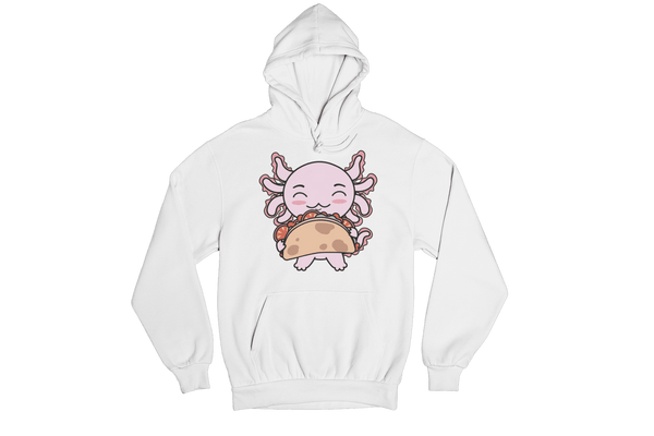 Hoodie Axolotzin Taco Ajolote Unisex